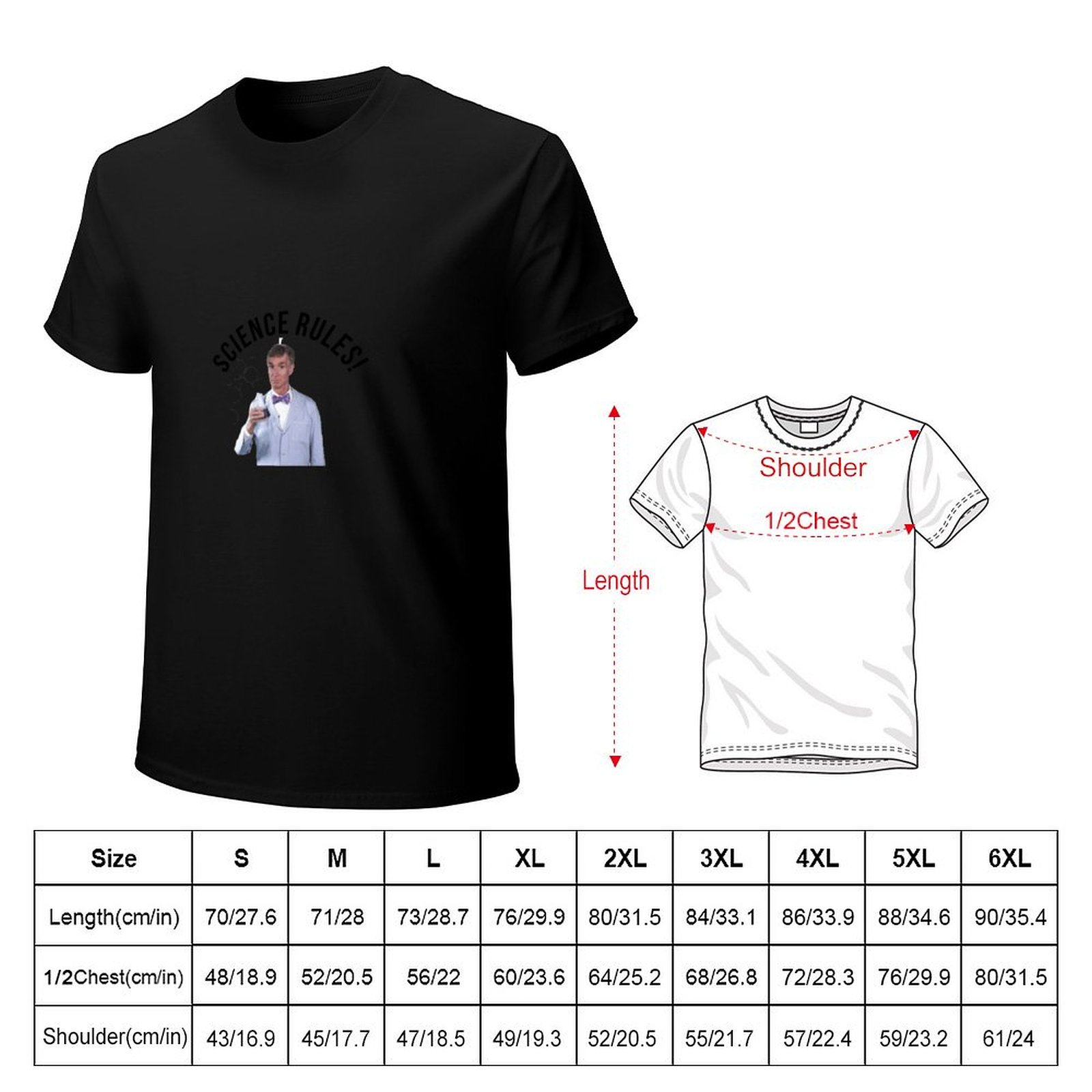Bill Nye- Science Rules T-Shir - Men'S Fashion Rules recensie en prijs