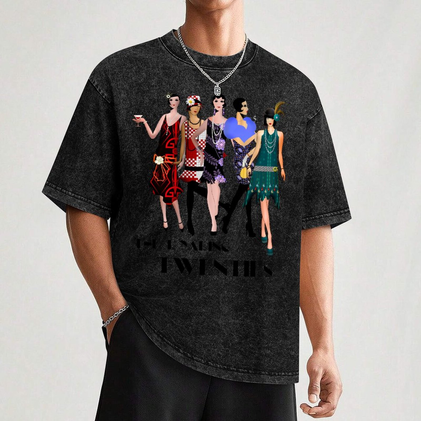 Roaring 20s Flapper Girls T-Sh - Men'S Fashion Roaring 20S recensie en prijs