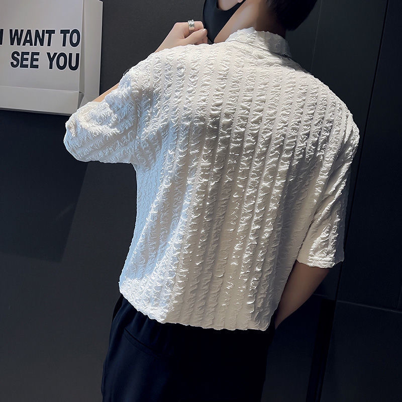 Half High Collar Short Sleeve  - Men'S Fashion For Hot Weather recensie en prijs