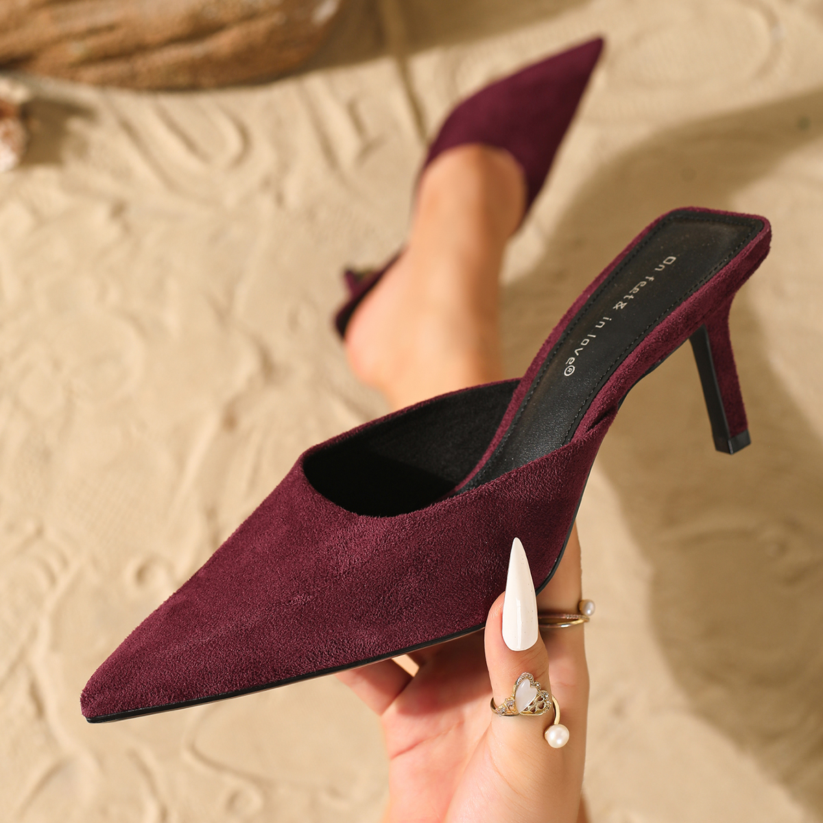 Women's fashionable suede slip - Men Fashion Elegant recensie en prijs