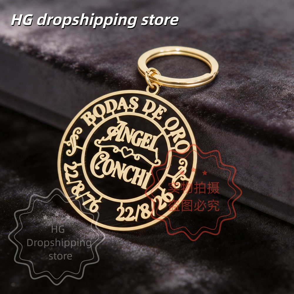 Personalized Logo Keychain Who - Men'S Fashion Gold Chain recensie en prijs