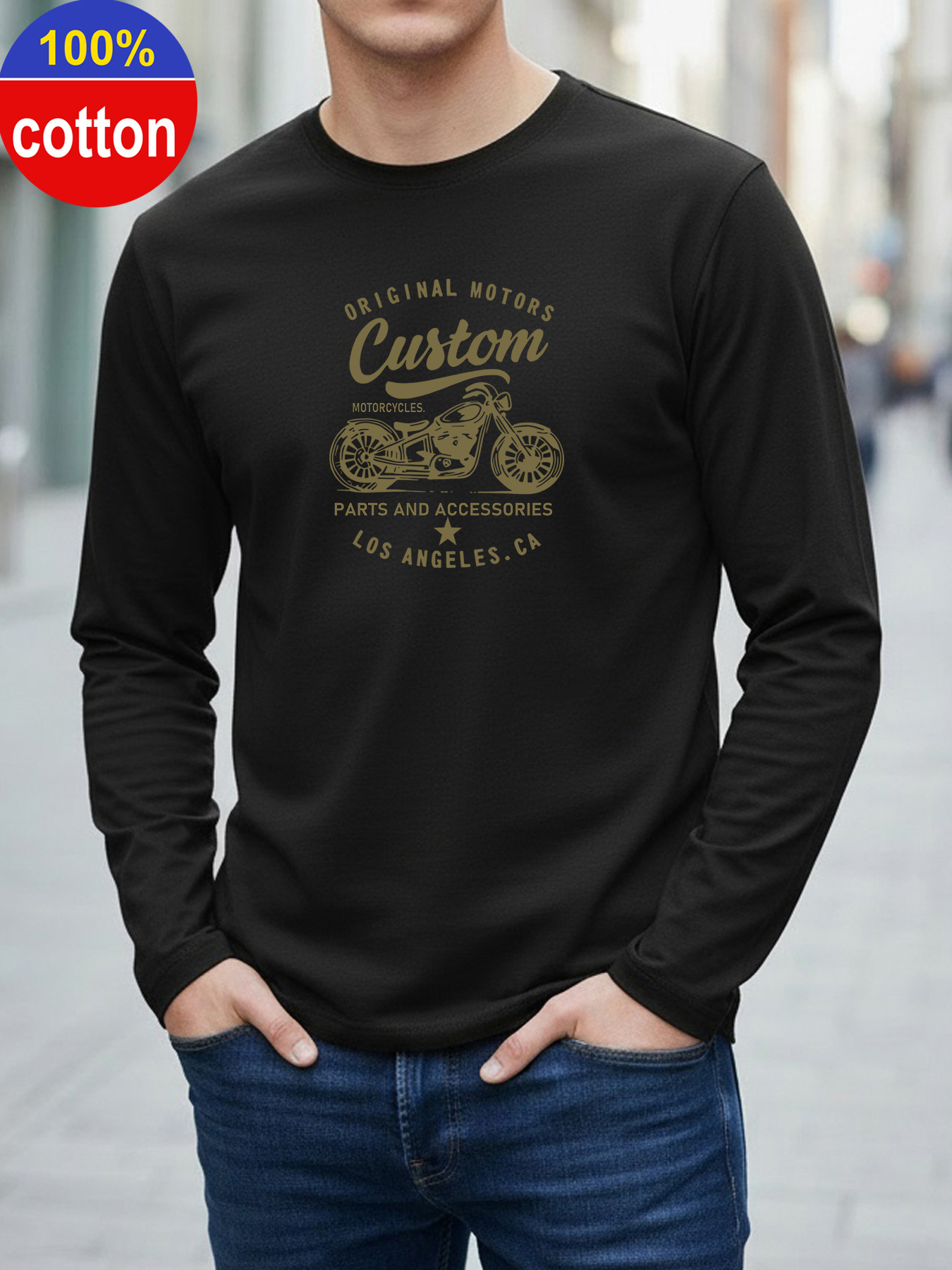 100% pure cotton men's long sl - Men'S Fashion Undershirt recensie en prijs