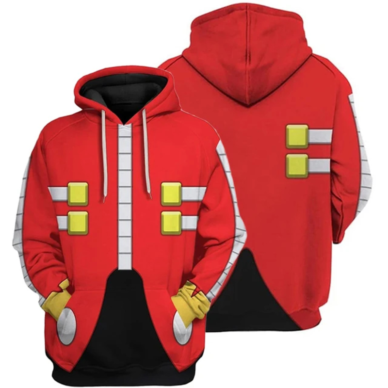 2025 New Dr. Eggman Cosplay Co - Streetwear Hoodie recensie en prijs