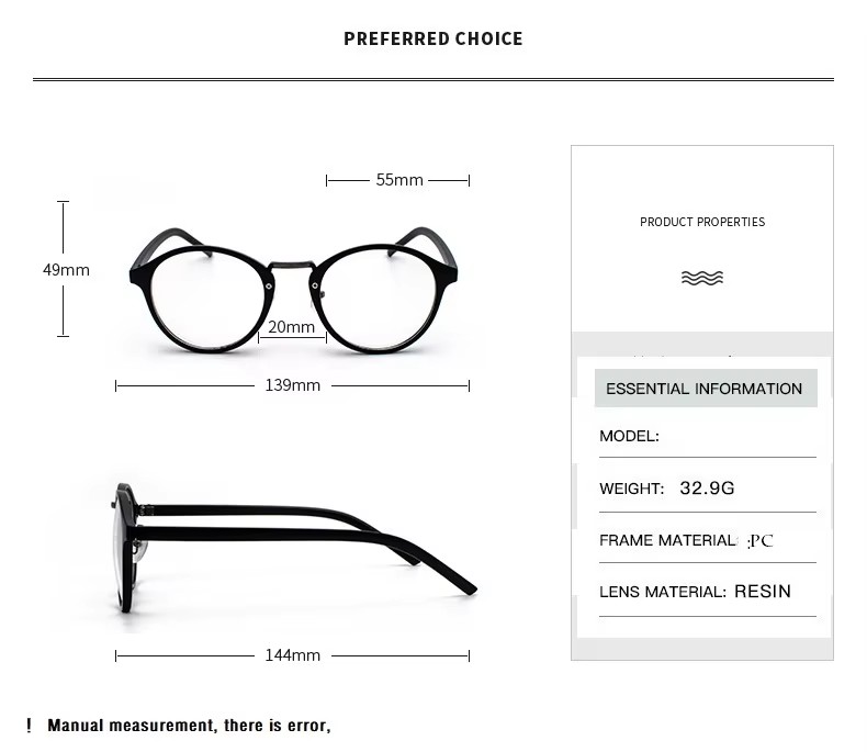 Fashion Transparent round glas - Men'S Fashion Glasses 2026 recensie en prijs