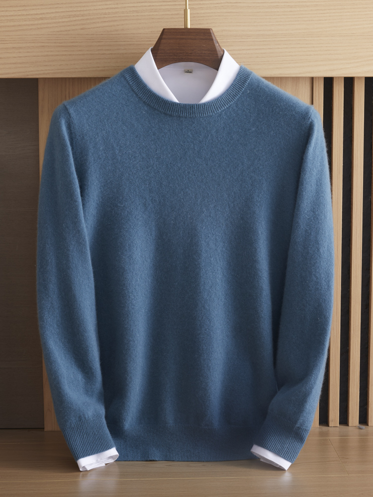 Pure cashmere men's round neck - Mens Fashion Jumpers recensie en prijs