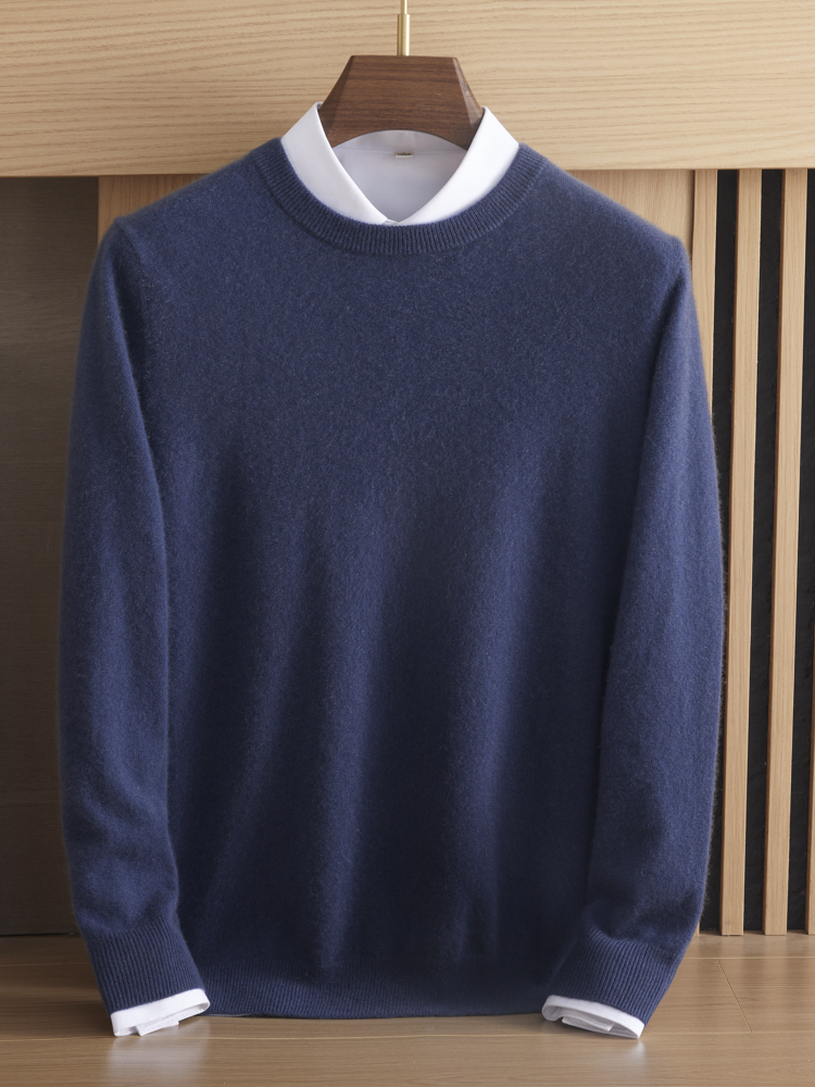 Pure cashmere men's round neck - Mens Fashion Jumpers recensie en prijs