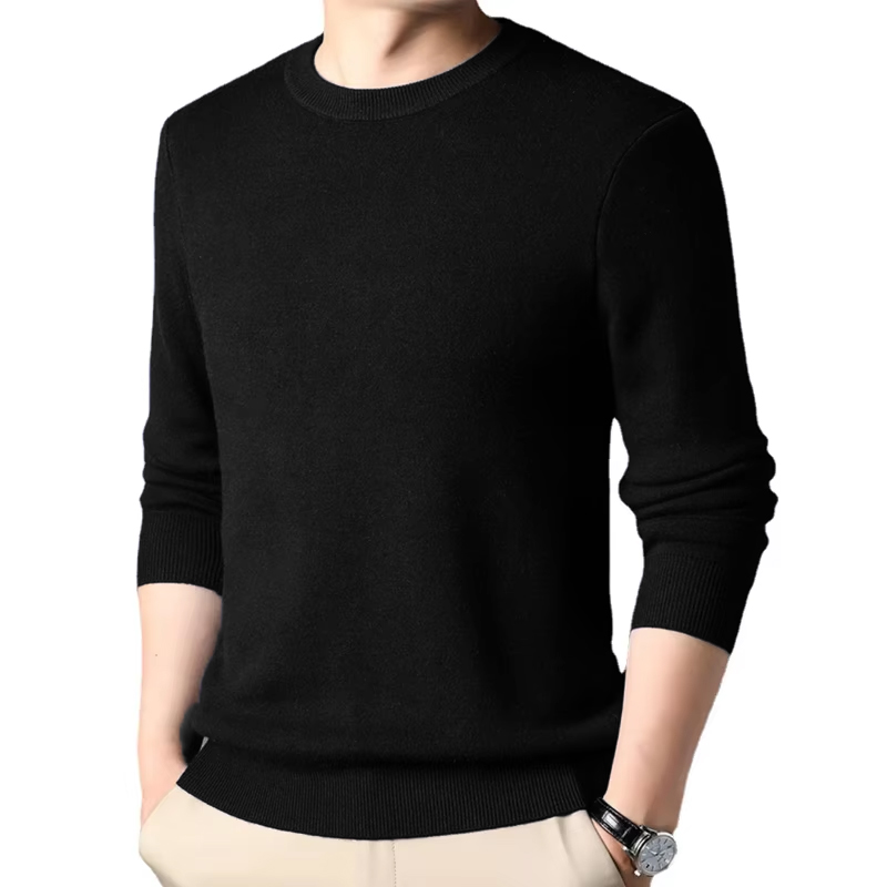 Men's Solid Color Knitted Pull - Mens Fashion Jumpers recensie en prijs