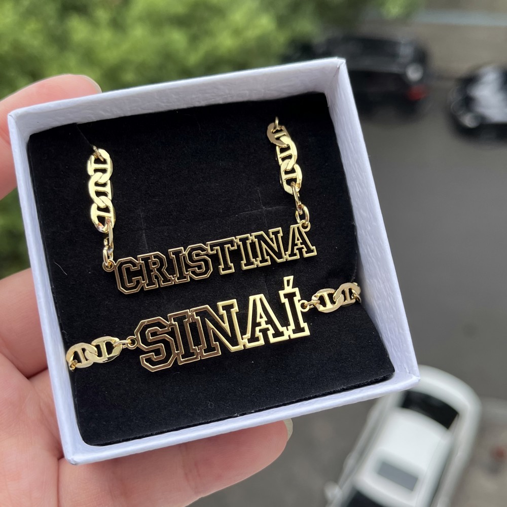DUOYING Custom Name Hollow Nec - Men'S Fashion Gold Chain recensie en prijs