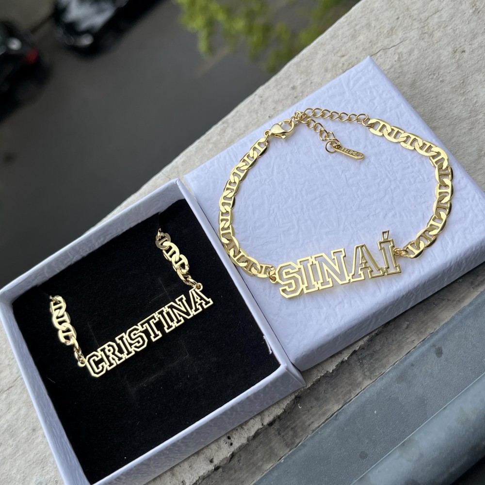DUOYING Custom Name Hollow Nec - Men'S Fashion Gold Chain recensie en prijs