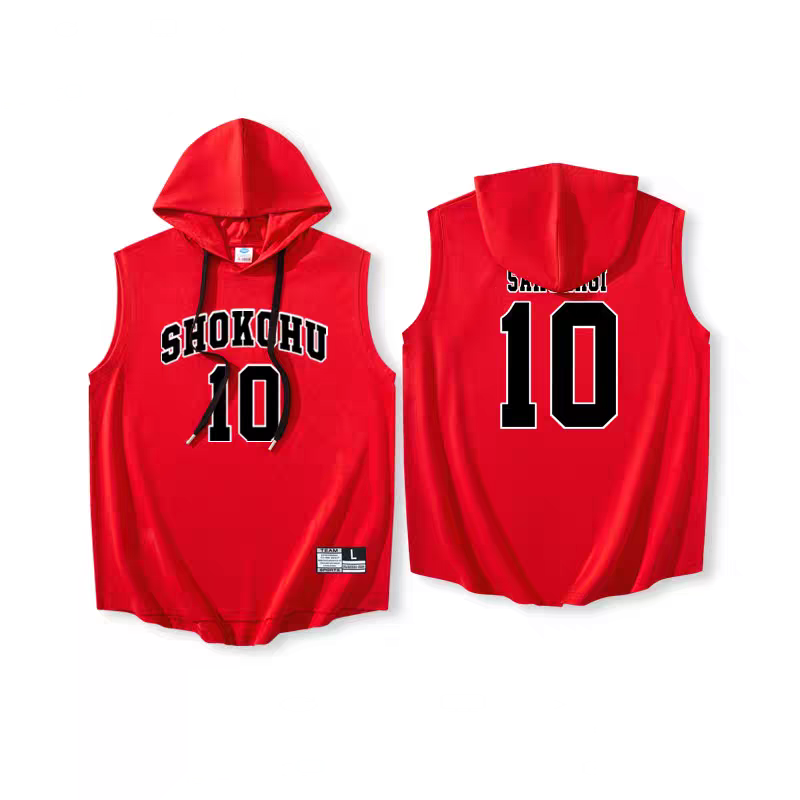 Anime Shohoku Team Sleeveless  - Streetwear Hoodie recensie en prijs