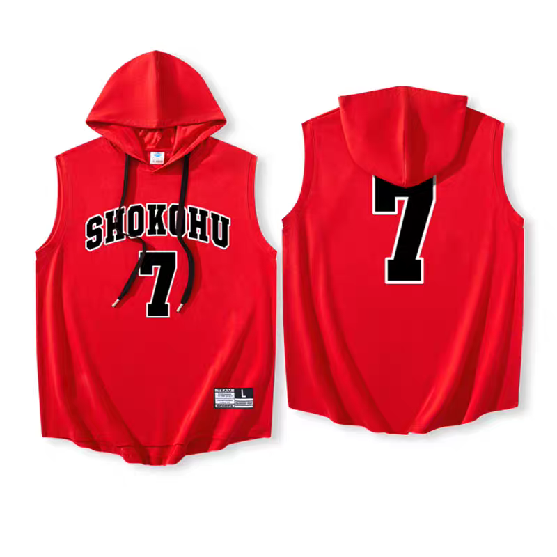 Anime Shohoku Team Sleeveless  - Streetwear Hoodie recensie en prijs