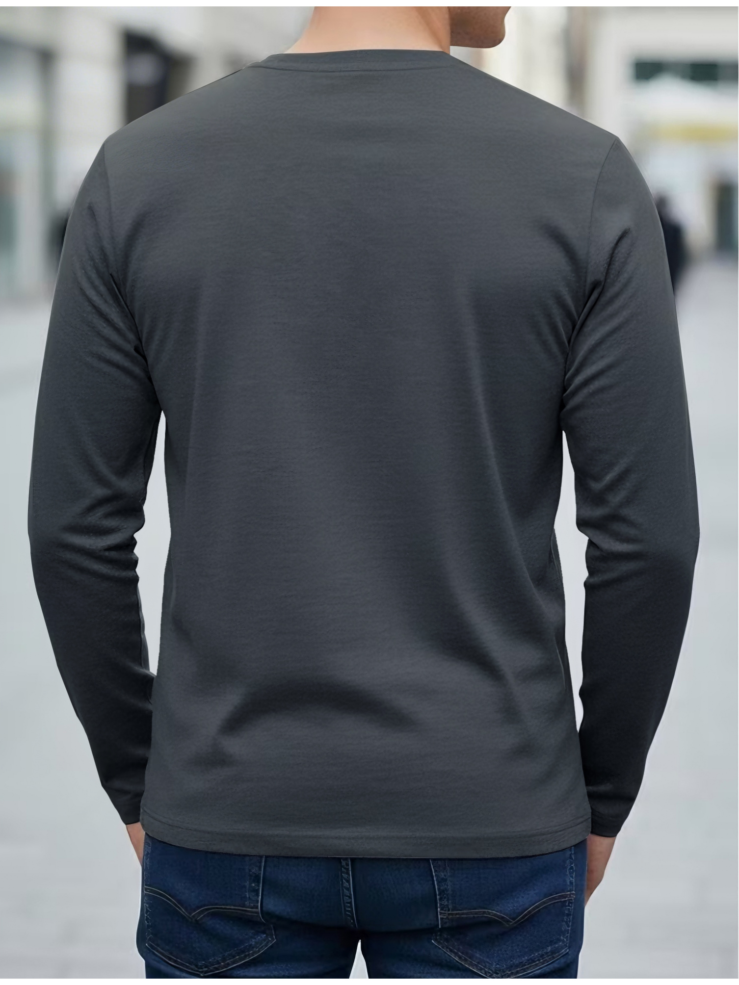 100% pure cotton men's long sl - Men'S Fashion Undershirt recensie en prijs