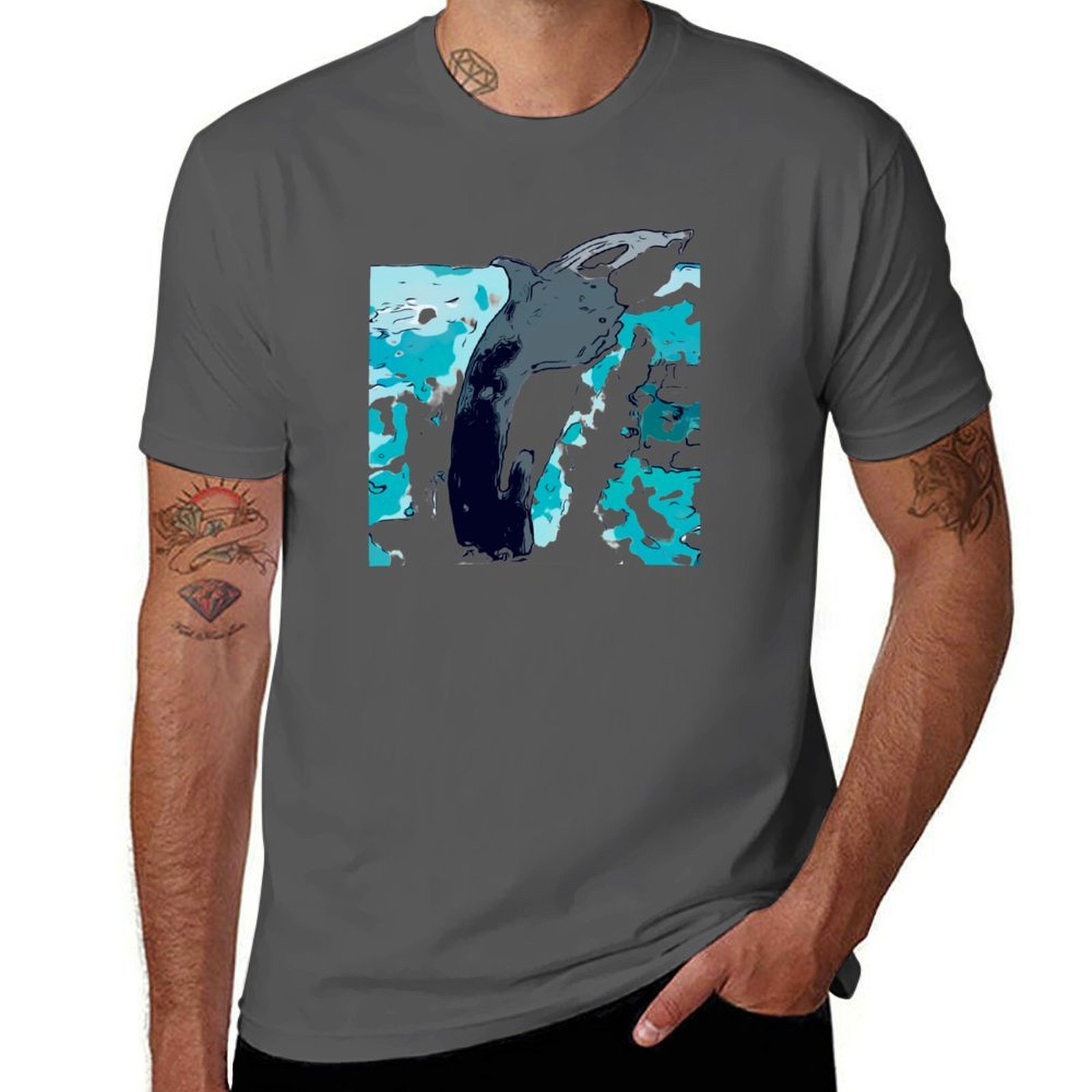 Nova Scotia Whale 2 T-Shirt Ca - Men'S Fashion Nova Shirts recensie en prijs