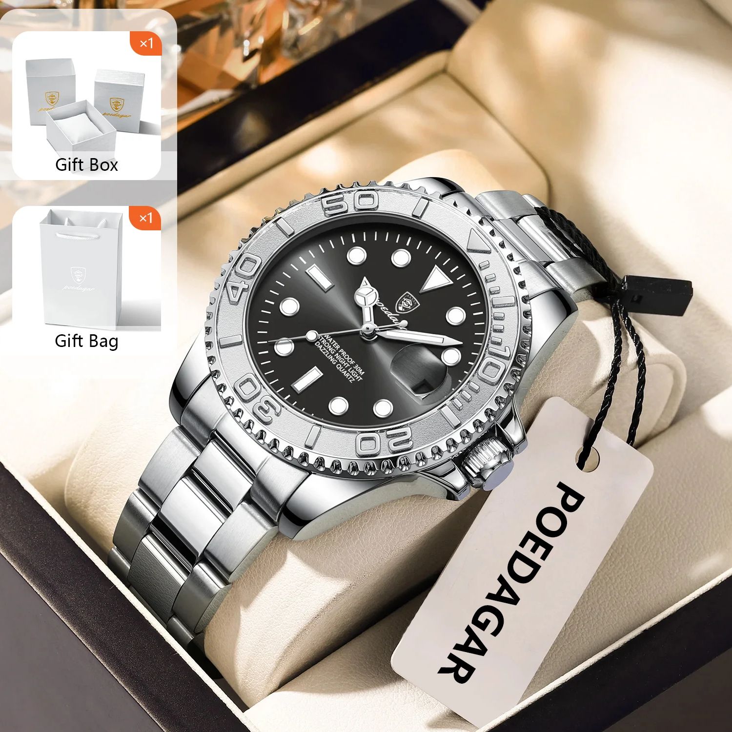 POEDAGAR Trendy Sport Man Watc - Mens Fashion Bracelet recensie en prijs
