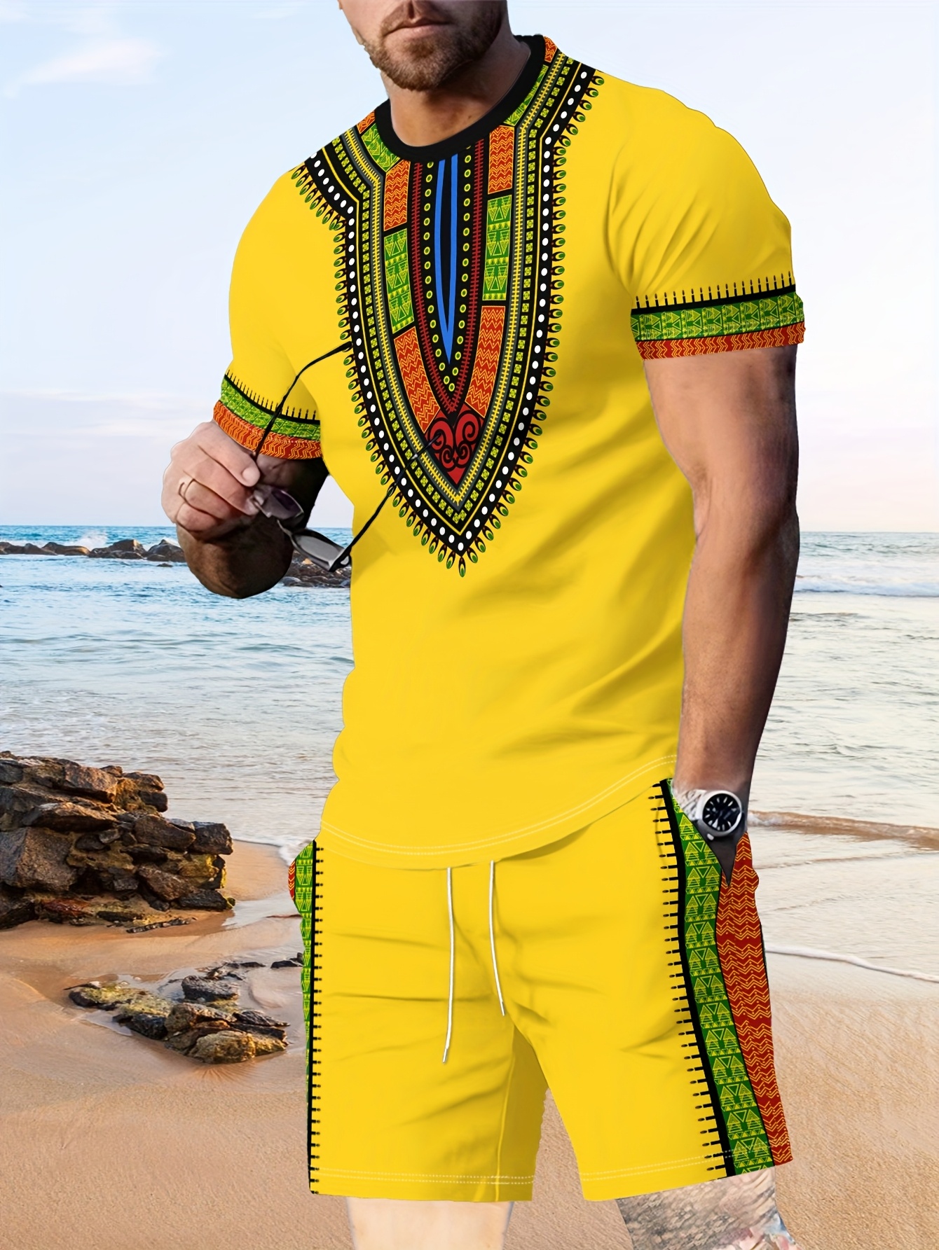 New Men's Suits African Dashik - Men'S Fashion Undershirt recensie en prijs