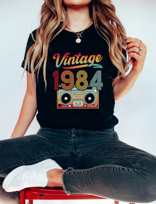 Vintage 1984 Cassette Tape Gra - Men'S Fashion From The 80S recensie en prijs