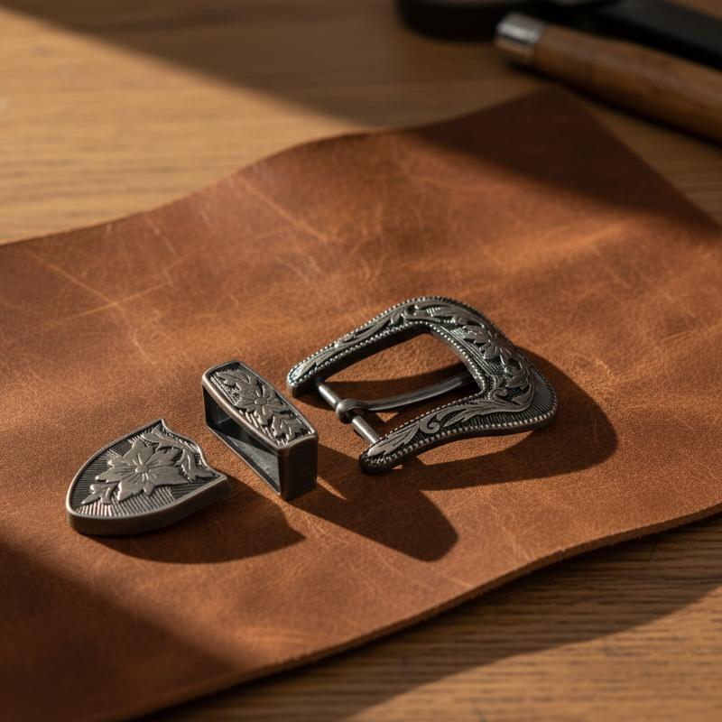 Floral Engraved Vintage Metal  - Leather Belt Braided recensie en prijs