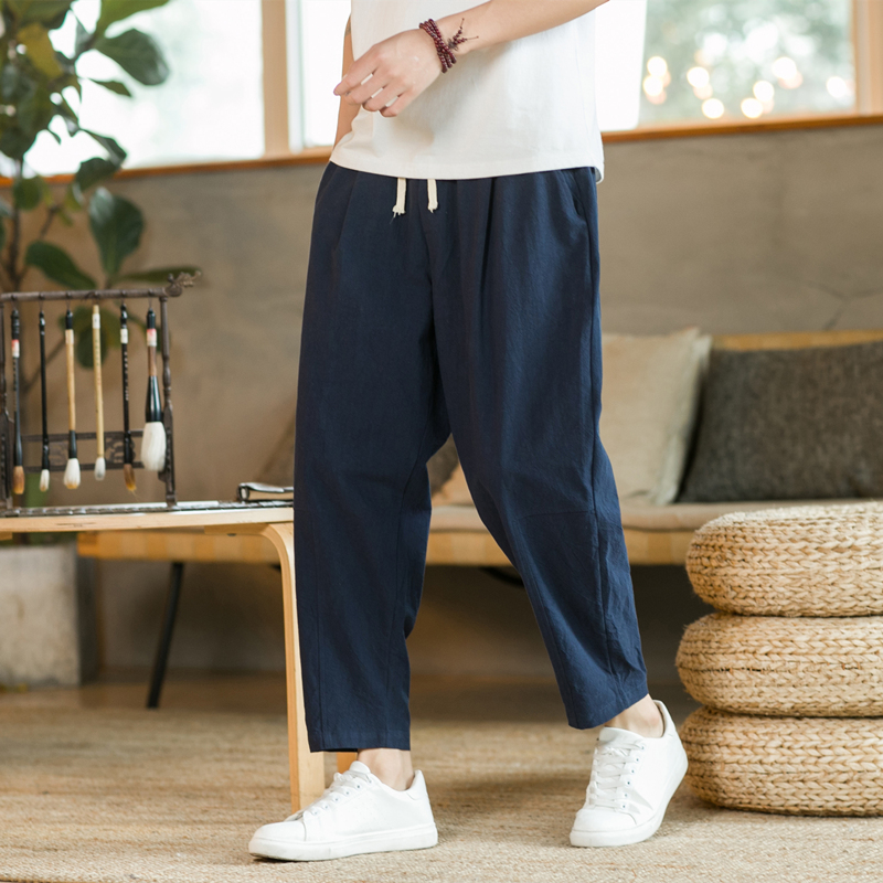 Men's Trousers Cotton Linen Fa - Men'S Fashion Linen Pants recensie en prijs