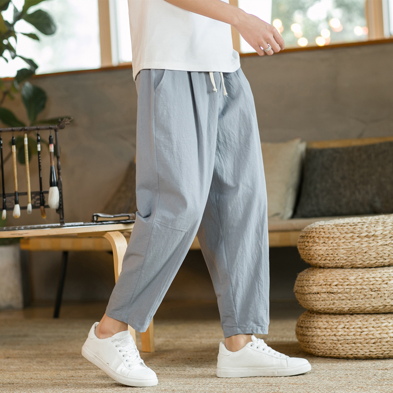 Men's Trousers Cotton Linen Fa - Men'S Fashion Linen Pants recensie en prijs
