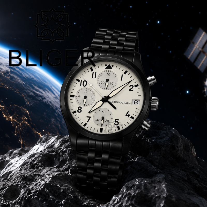 BLIGER Full Black Brushed 38mm - Mens Fashion Bracelet recensie en prijs