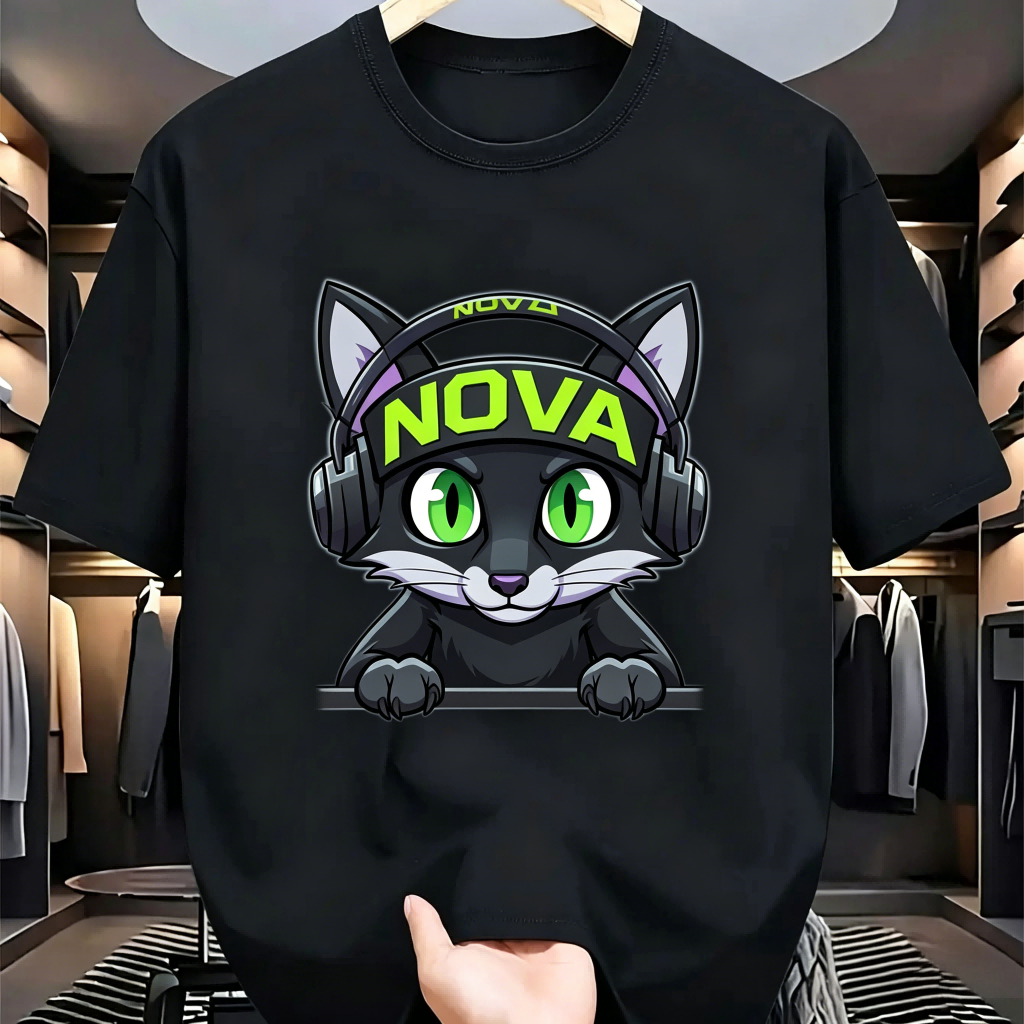 Men's Black Cotton T-Shirt Nov - Men'S Fashion Nova Shirts recensie en prijs