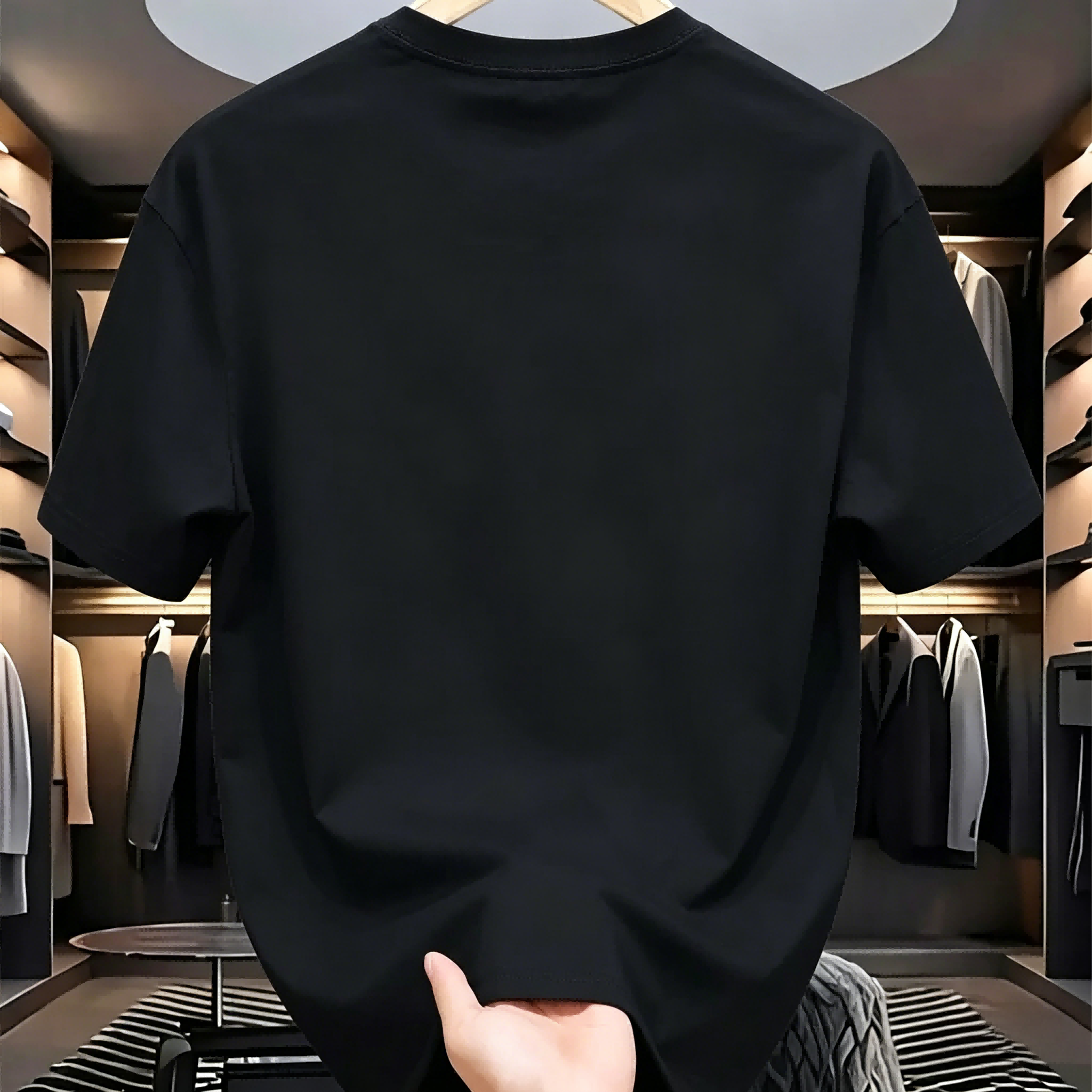 Men's Black Cotton T-Shirt Nov - Men'S Fashion Nova Shirts recensie en prijs