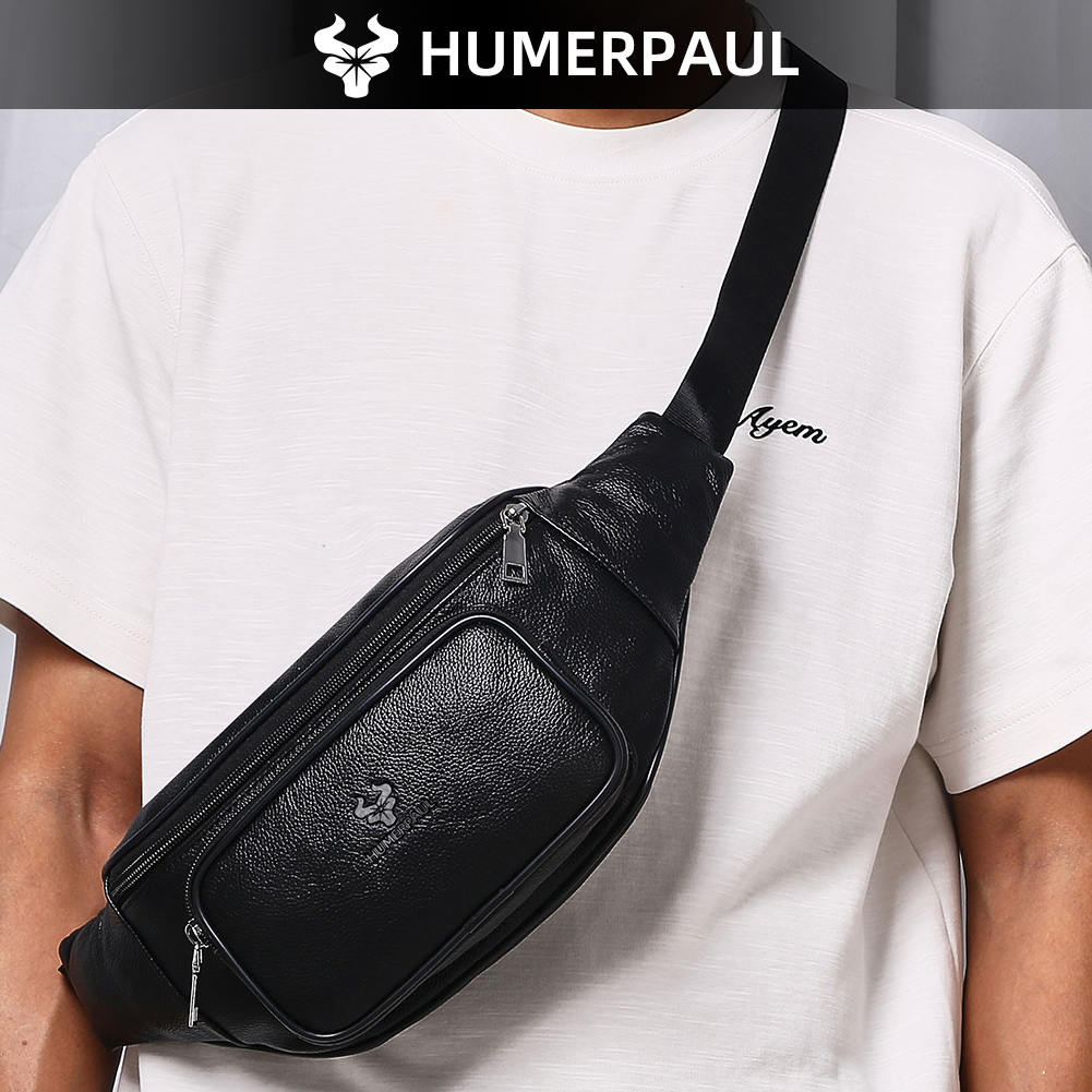 HUMERPAUL Men's Waist Fanny Pa - Leather Belt Braided recensie en prijs