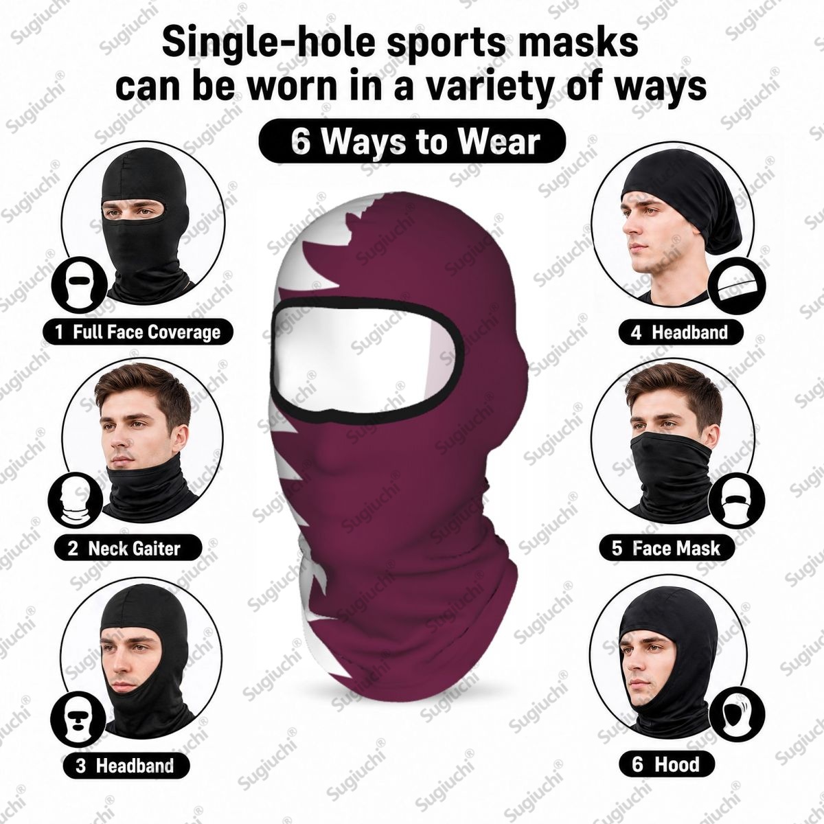 Qatar Cycling Balaclava Full F - Men'S Fashion Qatar recensie en prijs