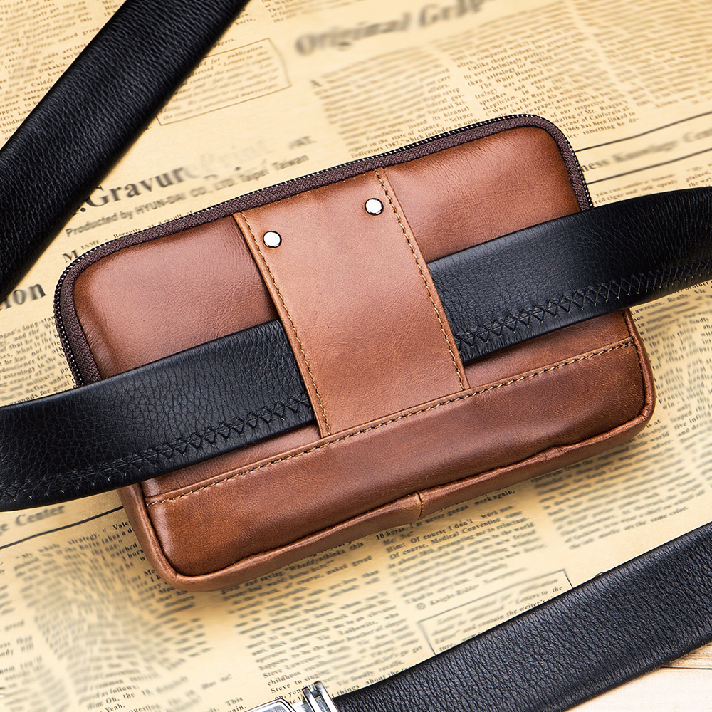 Genuine leather men's waist ba - Leather Belt Braided recensie en prijs
