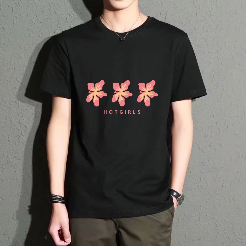 Men's Black Round-Neck Short-S - Men'S Fashion Pink Shirt recensie en prijs