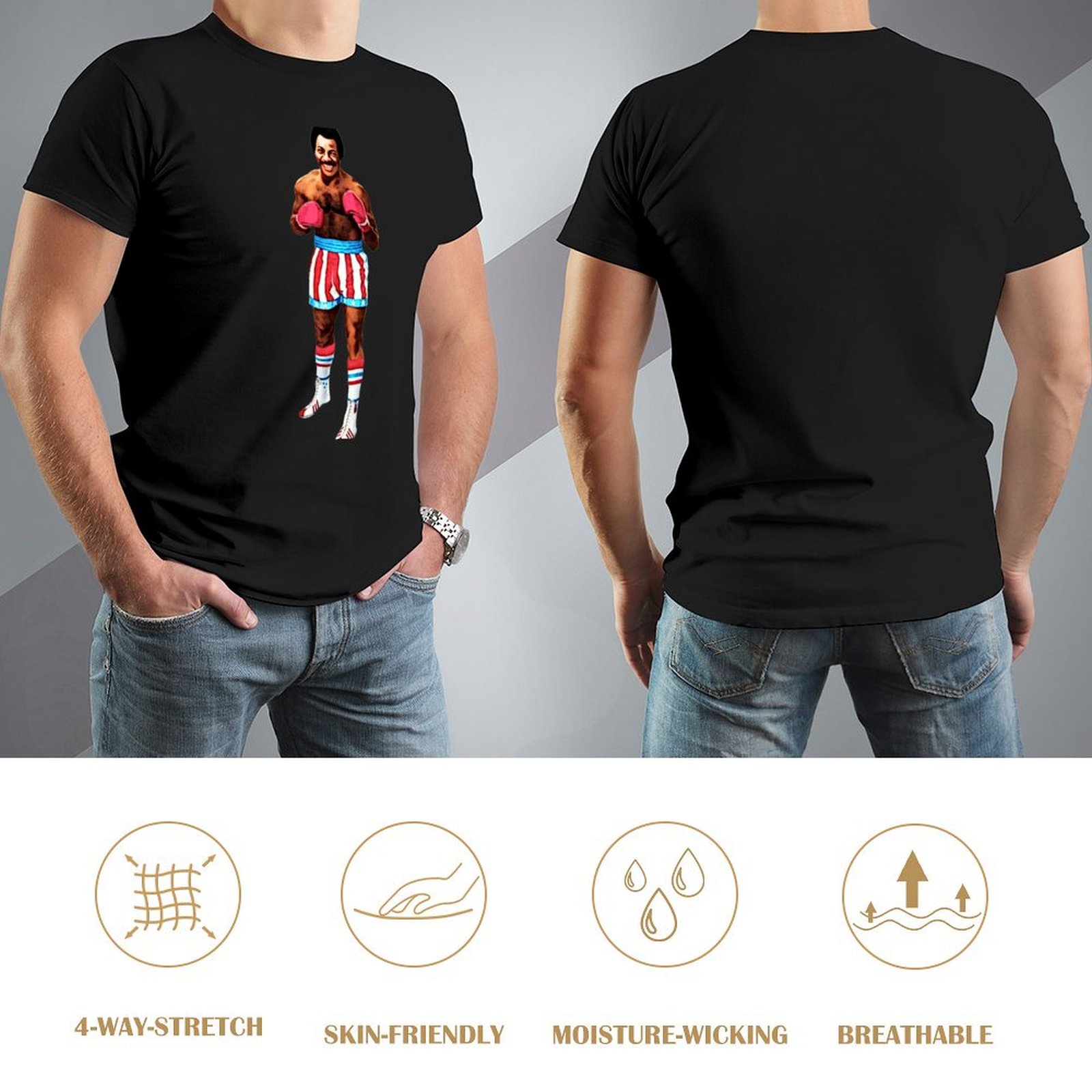 Carl Weathers Apollo Creed T-S - Men'S Fashion For Hot Weather recensie en prijs