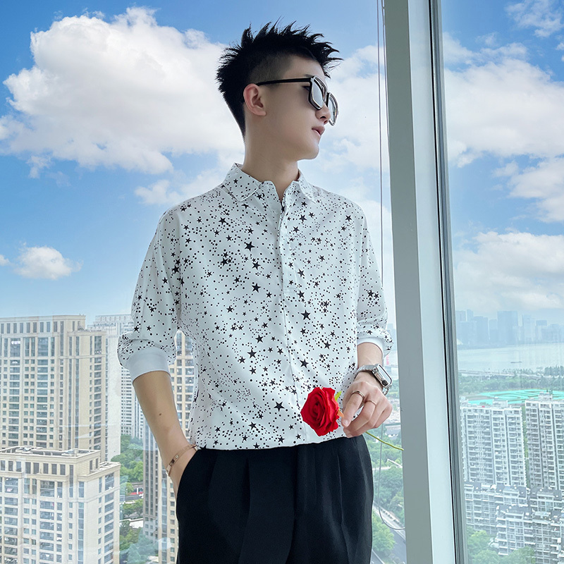 Men's Artistic Starry Flower P - Men'S Fashion For Hot Weather recensie en prijs