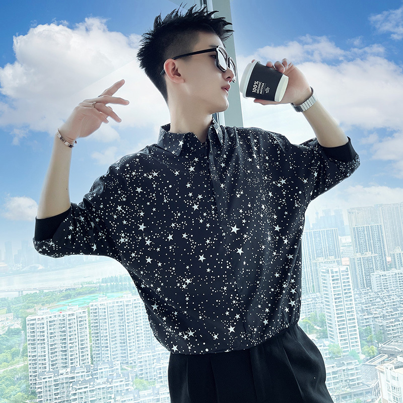 Men's Artistic Starry Flower P - Men'S Fashion For Hot Weather recensie en prijs