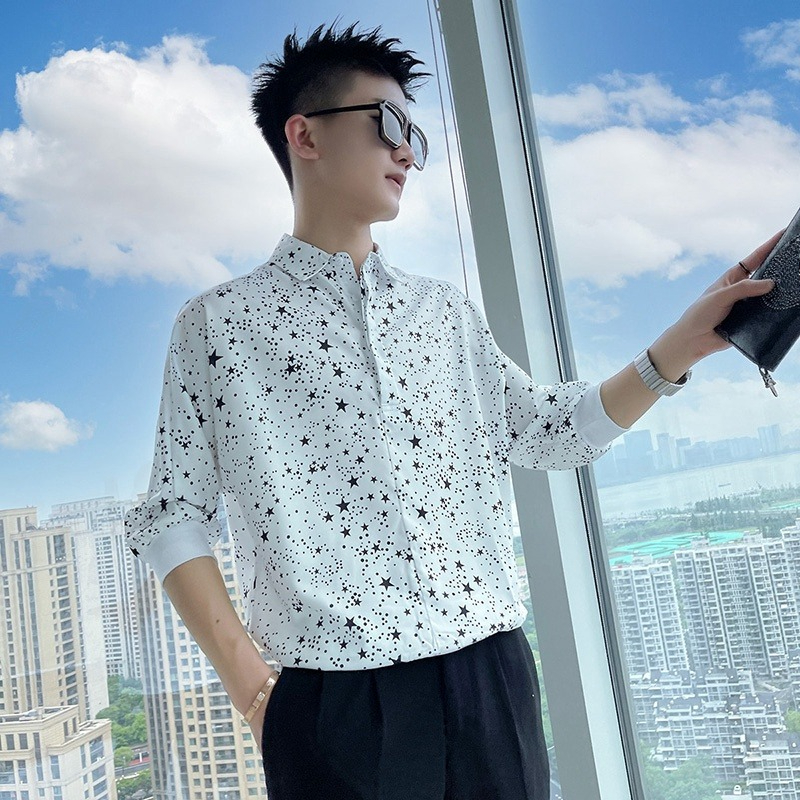 Men's Artistic Starry Flower P - Men'S Fashion For Hot Weather recensie en prijs