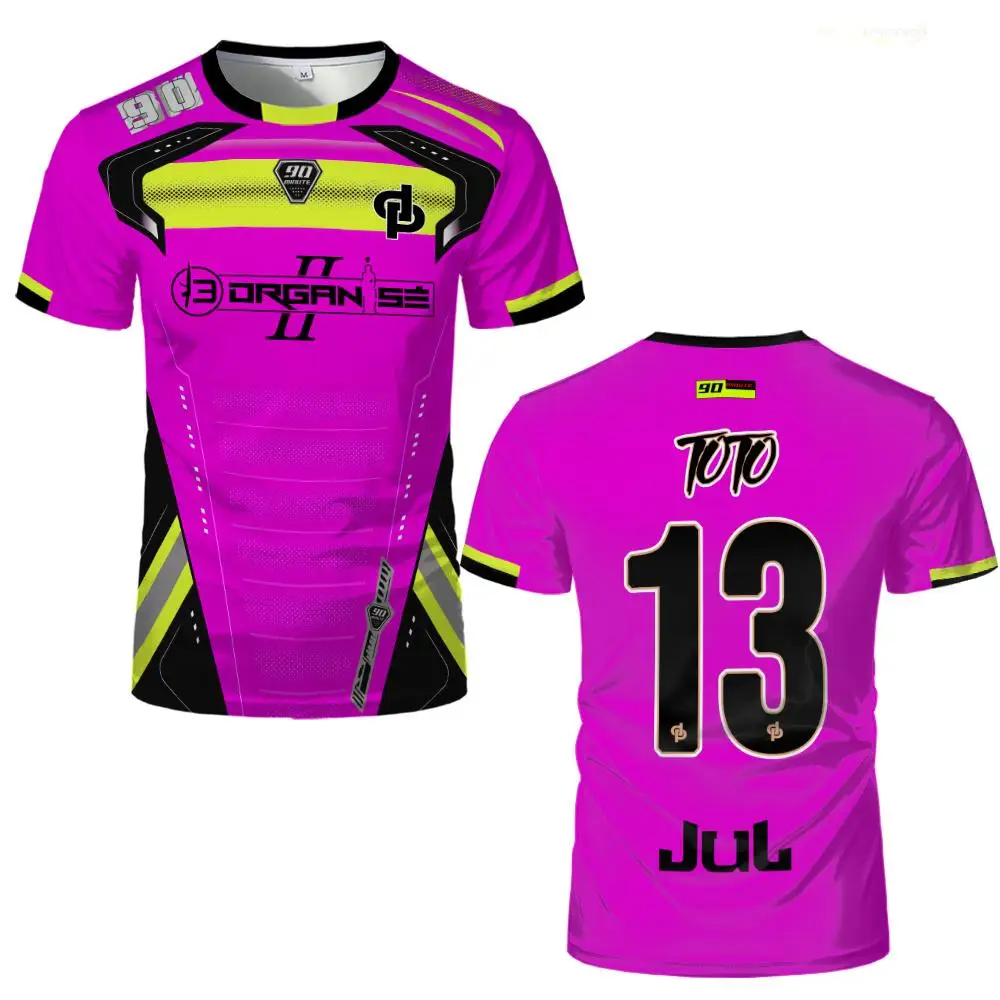 New JUL Marseille Rap All-Over - Men'S Fashion Pink Shirt recensie en prijs