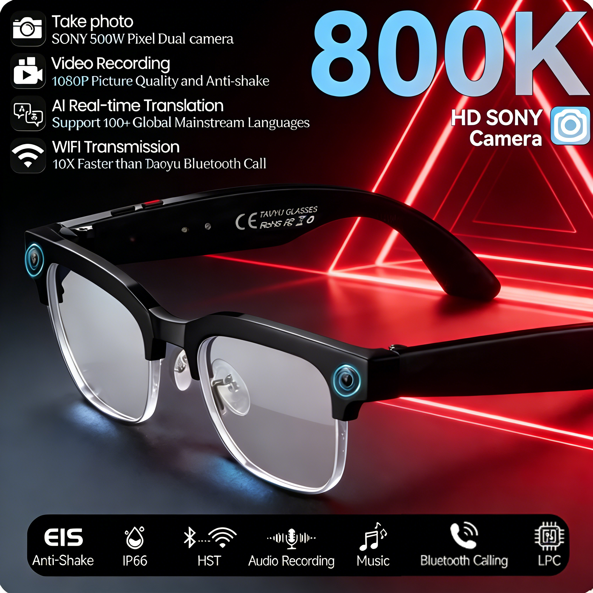 2026 New 8K HD AI Smart Glasse - Men'S Fashion Glasses 2026 recensie en prijs