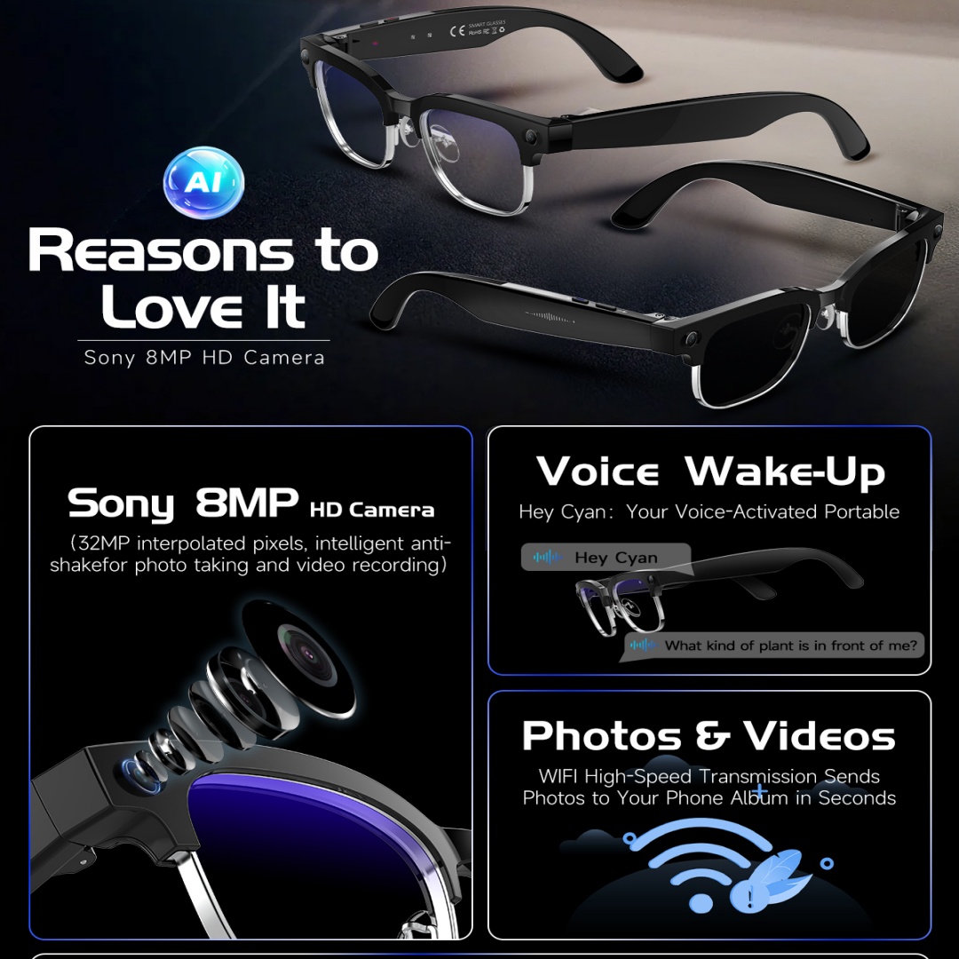 2026 New 8K HD AI Smart Glasse - Men'S Fashion Glasses 2026 recensie en prijs