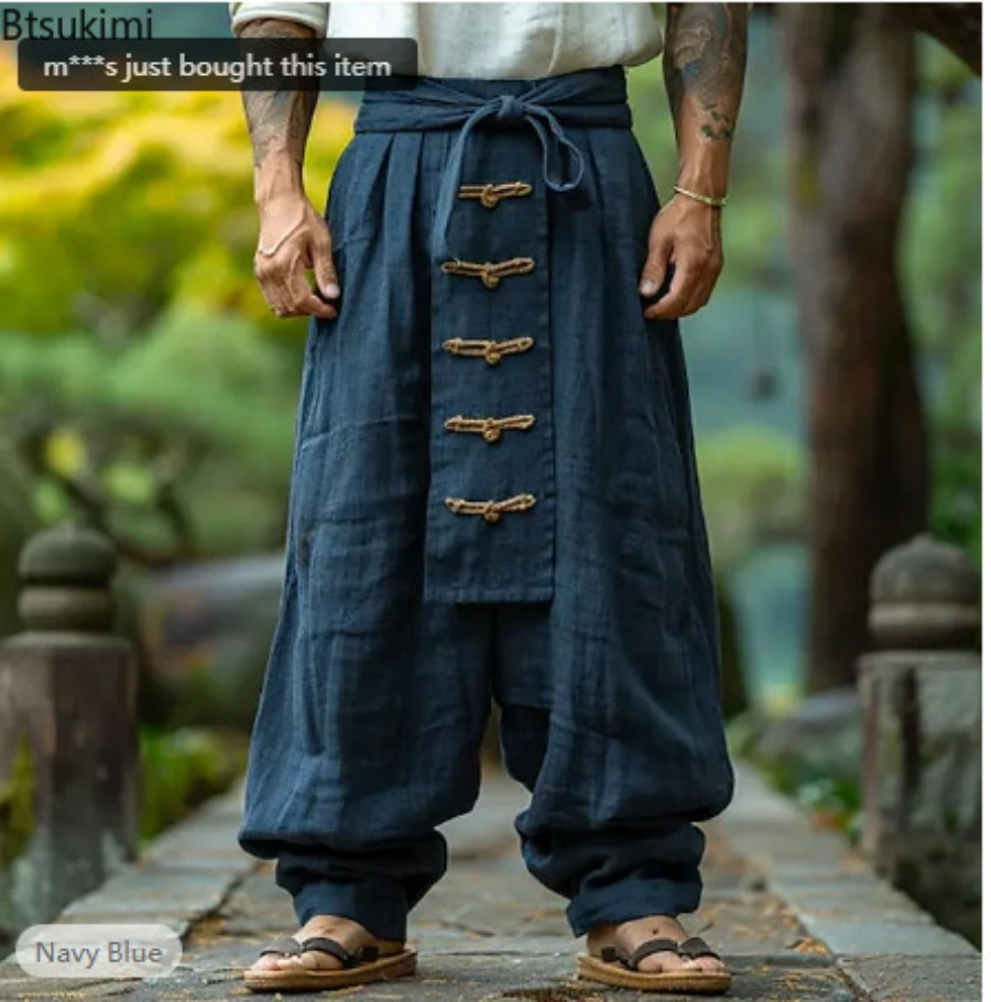 Men's Classic Style Cotton Lin - Men'S Fashion Linen Pants recensie en prijs