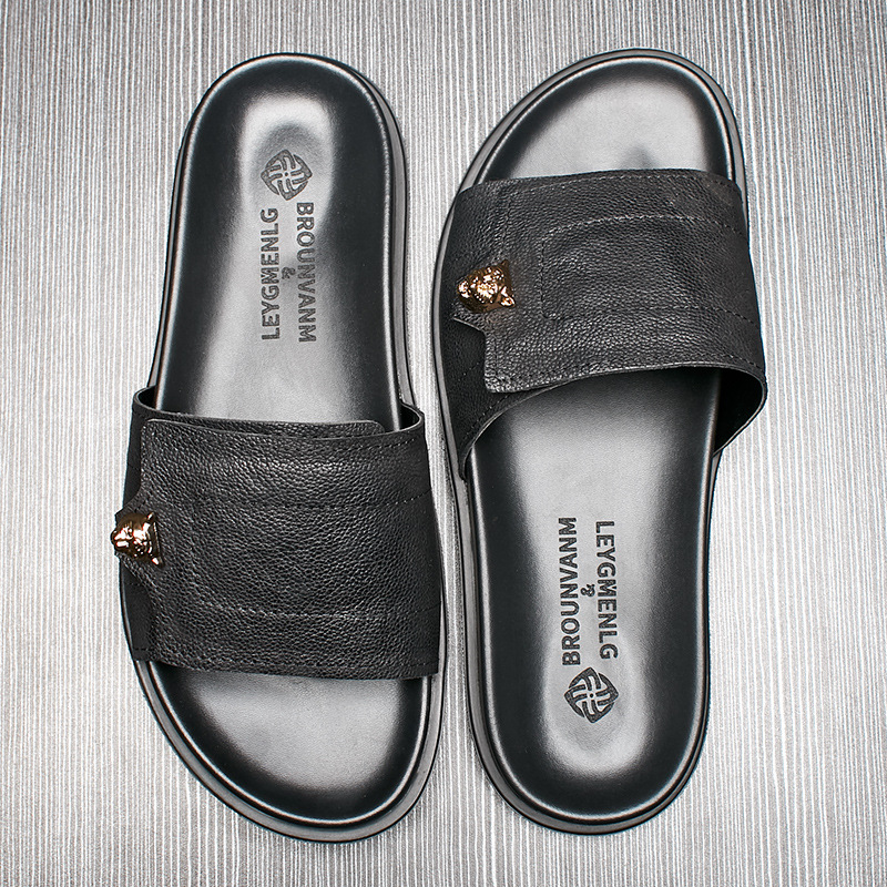2025 New Genuine Leather Slipp - Mens Fashion Summer 2025 recensie en prijs