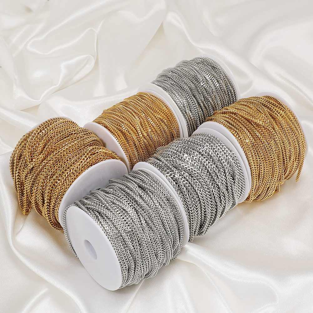 1 Meter Stainless Steel Fashio - Men'S Fashion Gold Chain recensie en prijs