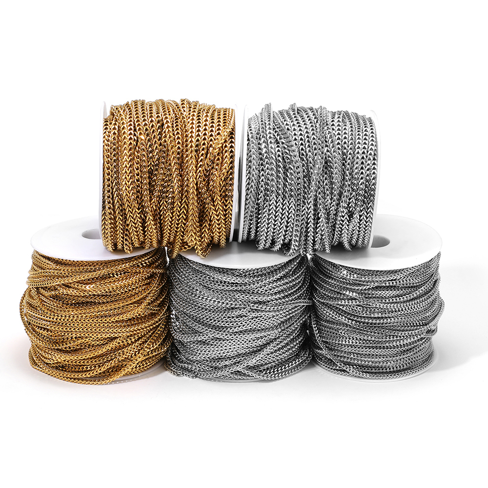 1 Meter Stainless Steel Fashio - Men'S Fashion Gold Chain recensie en prijs