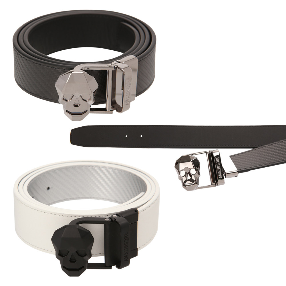 Golf skull double-sided belt 3 - Leather Belt Braided recensie en prijs