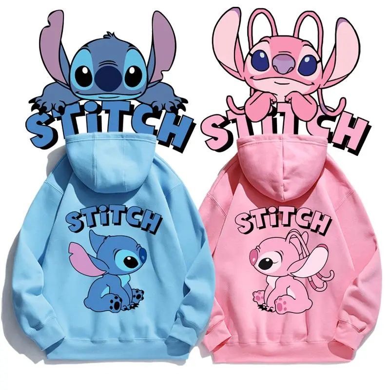 Cartoon Stitch Hoodie Loose Lo - Streetwear Hoodie recensie en prijs