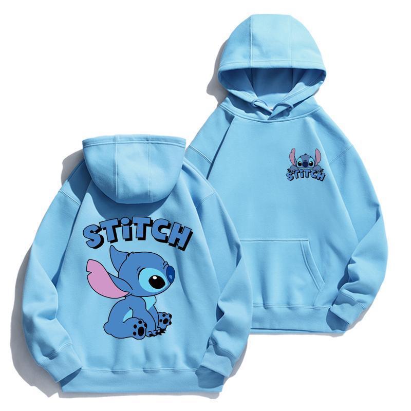 Cartoon Stitch Hoodie Loose Lo - Streetwear Hoodie recensie en prijs