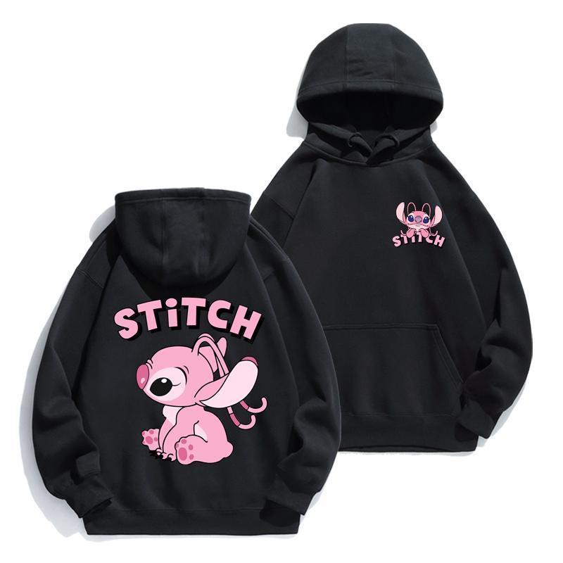 Cartoon Stitch Hoodie Loose Lo - Streetwear Hoodie recensie en prijs