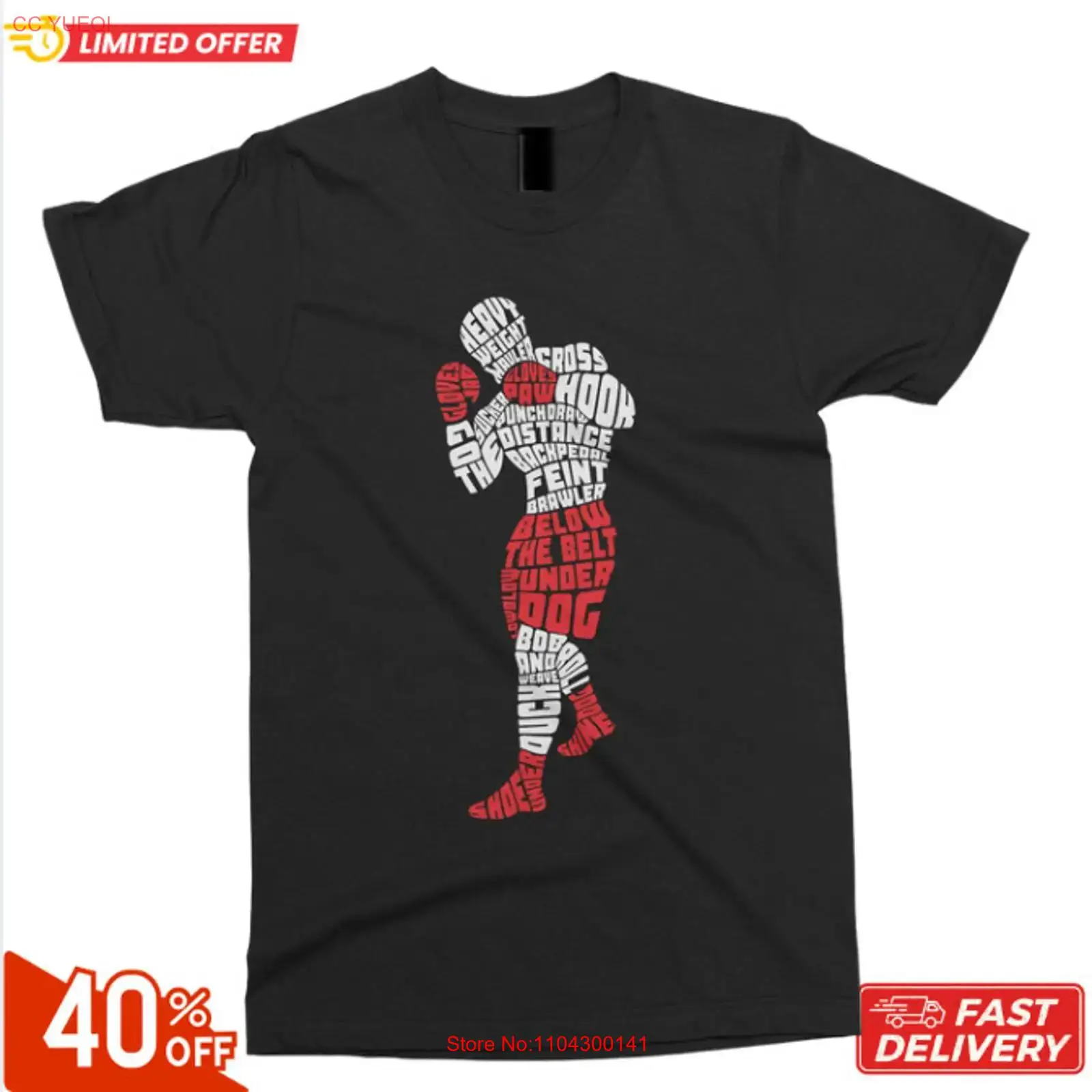 Boxing T Shirt Men s Typograph - Mens Fashion In 40S recensie en prijs