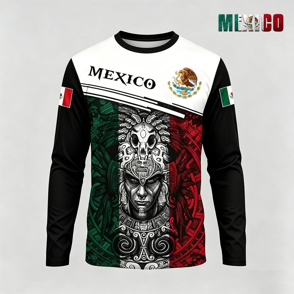 Mexico Themed Printed Long Sle - Mens Fashion Mexico recensie en prijs