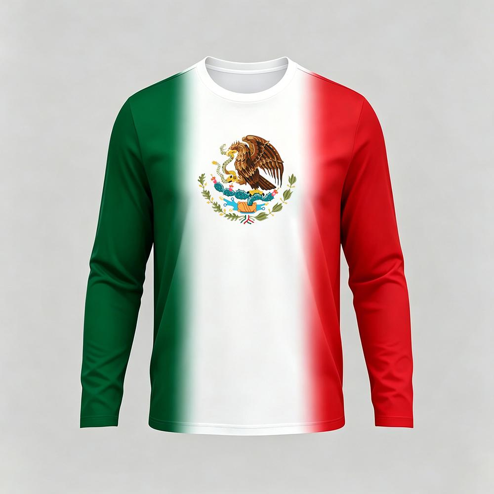 Mexico Themed Printed Long Sle - Mens Fashion Mexico recensie en prijs
