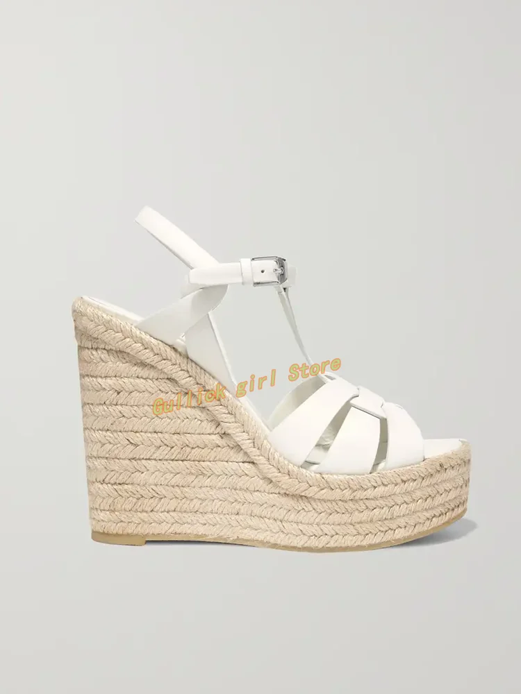 Wedges Platform Braid Sandals  - Leather Belt Braided recensie en prijs