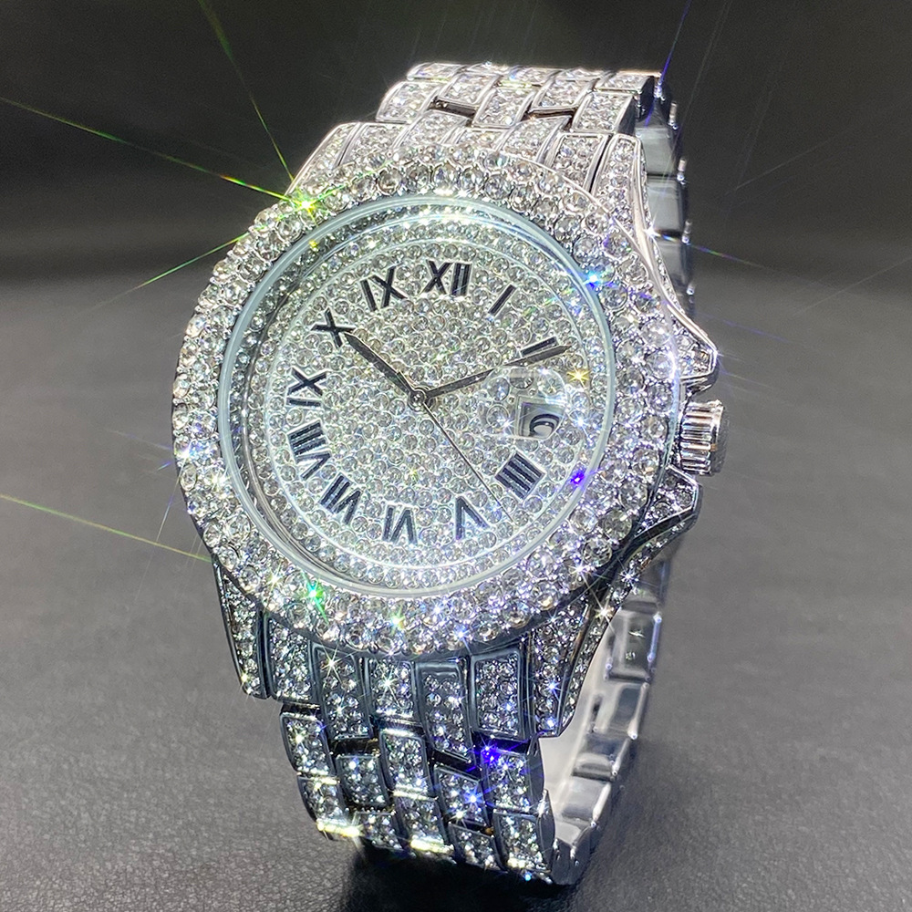Big Gold Silver Black Wristwat - Mens Fashion Bracelet recensie en prijs